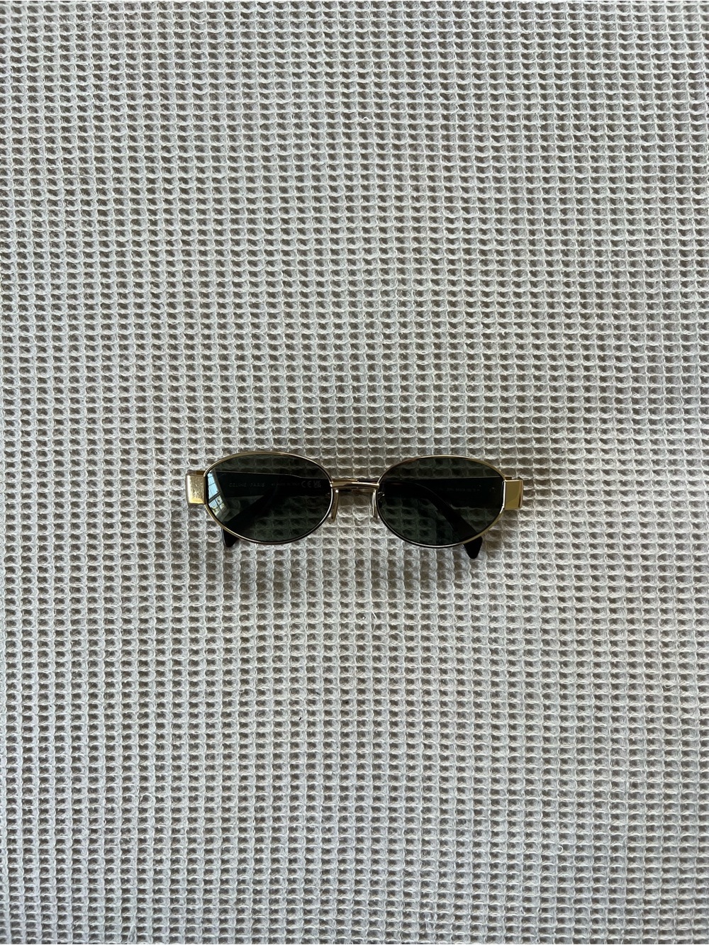 CELINE TRIOMPHE METAL 01 SUNGLASSES IN METAL - CL40235U